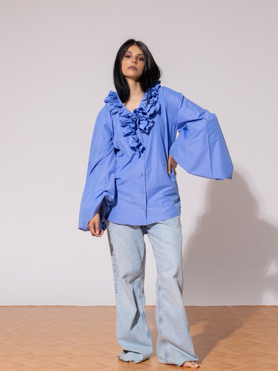Ruffled shirt