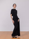 Draped dress
