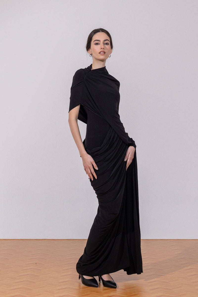 Draped dress